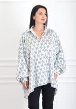 Clothing AVANT GARDE LIGHT GREY RELAXED SHIRT