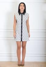 Clothing AVANT GARDE LIGHT GREY MINI DRESS