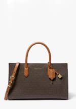 Bags MICHAEL KORS SCARLETT MEDIUM SIGNATURE LOGO SATCHEL