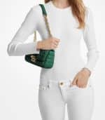 Bags MICHAEL KORS TRIBECA SMALL QUILTED LEATHER SHOULDER BAG