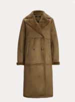Clothing LAUREN RALPH LAUREN FAUX FUR & FAUX SUED COAT