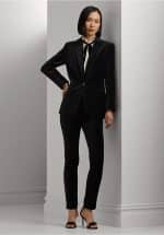 Clothes LAUREN RALPH LAUREN STRETCH VELVET SKINNY ANKLE TROUSER