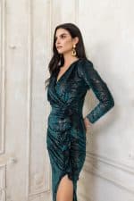 Clothes OPEN FASHION VELVET DRESS