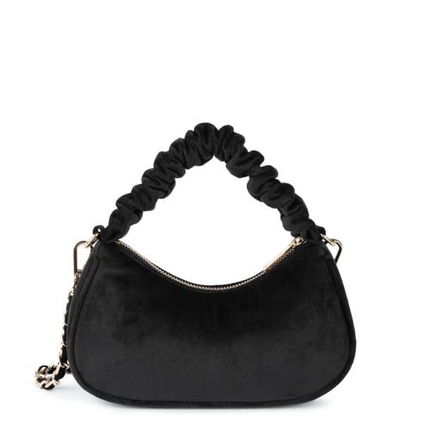 Bags LANCASTER VELVET CHOUCHOU CLUTCH