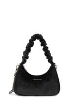 Bags LANCASTER VELVET CHOUCHOU SHOULDER BAG
