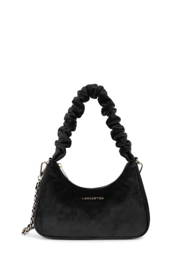 Bags LANCASTER VELVET CHOUCHOU SHOULDER BAG