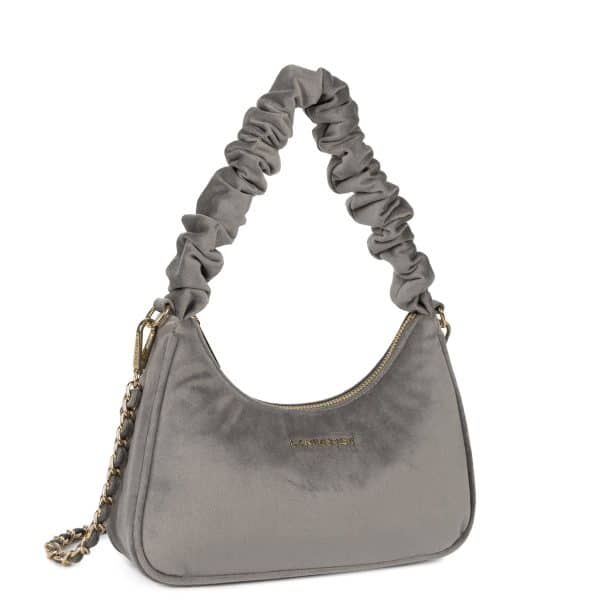 Bags LANCASTER VELVET CHOUCHOU SHOULDER BAG