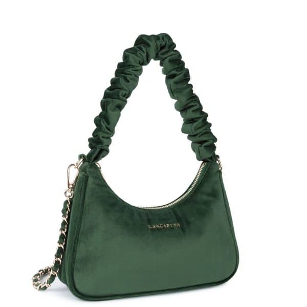 Bags LANCASTER VELVET CHOUCHOU SHOULDER BAG