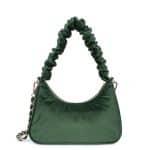 Bags LANCASTER VELVET CHOUCHOU SHOULDER BAG
