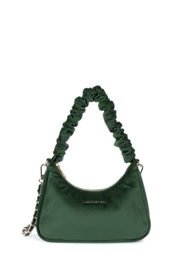 Bags LANCASTER VELVET CHOUCHOU SHOULDER BAG