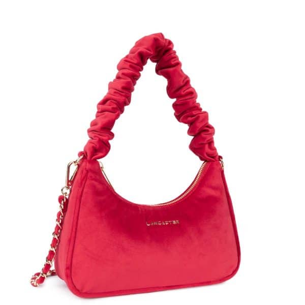 Bags LANCASTER VELVET CHOUCHOU SHOULDER BAG