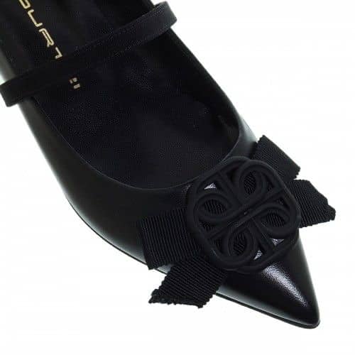 Flats MOURTZI LEATHER BALLERINAS