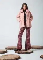 Clothing C MANOLO ANIMAL PRINT TROUSERS