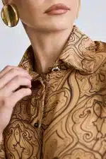 Clothing ANNA SAMOUKA OFELIA PAISLEY PRINT SHIRT