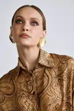 Clothing ANNA SAMOUKA OFELIA PAISLEY PRINT SHIRT