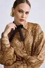 Clothing ANNA SAMOUKA OFELIA PAISLEY PRINT SHIRT