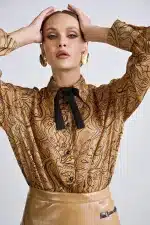 Clothing ANNA SAMOUKA OFELIA PAISLEY PRINT SHIRT