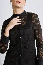 Clothing ANNA SAMOUKA FRANKA LACE CARDIGAN