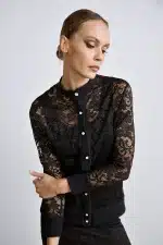 Clothing ANNA SAMOUKA FRANKA LACE CARDIGAN
