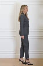 Clothing MARYLEY STRIPED SUIT WITH BELT