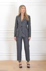 Clothing MARYLEY STRIPED SUIT WITH BELT