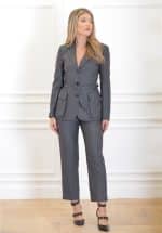 Clothing MARYLEY STRIPED SUIT WITH BELT