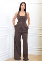 Clothes CKONTOVA CHOCOLATE VEST WITH POCKETS