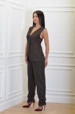 Clothes CKONTOVA STRIPE BROWN SET