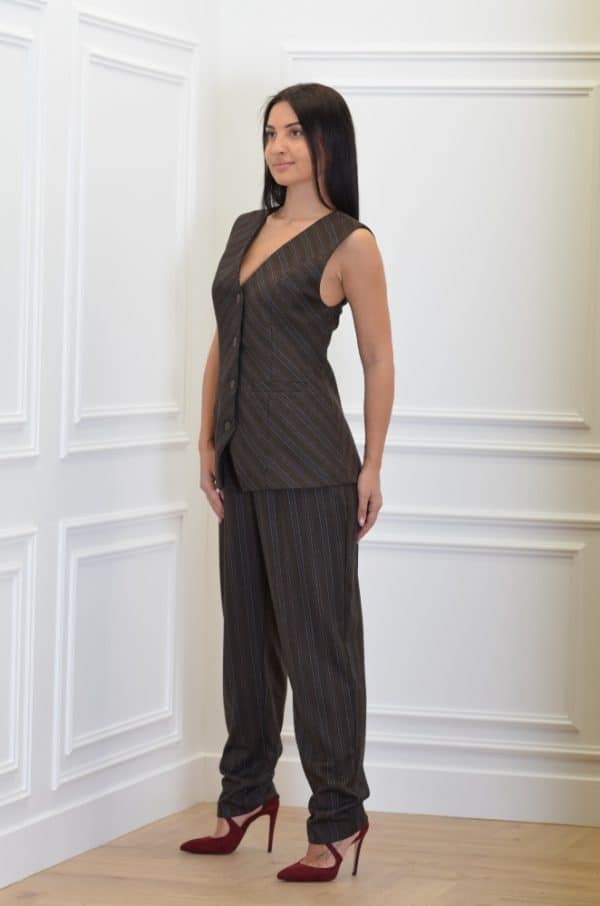 Clothes CKONTOVA STRIPE BROWN SET