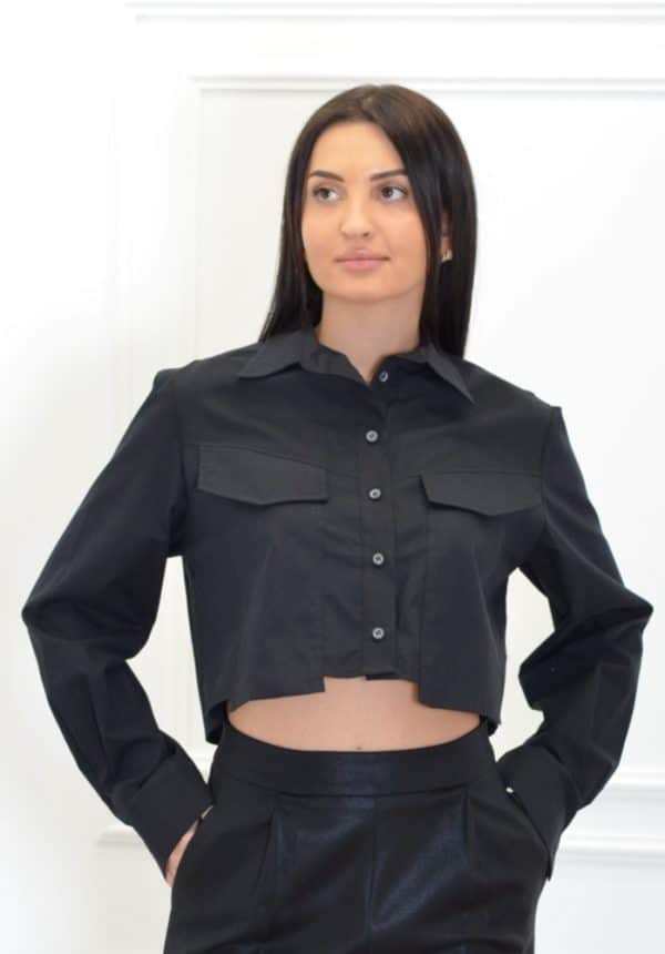 Clothes CKONTOVA CROP SHIRT WITH POCKETS