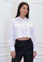 Clothing CKONTOVA CROP SHIRT WITH PICKETS