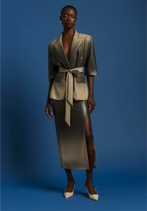 Clothing BE YOU OMBRÉ FAUX LEATHER SET