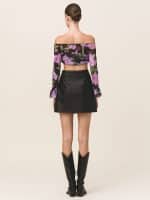 Clothes LOVE + ALICIA AURORA MESH CROP TOP