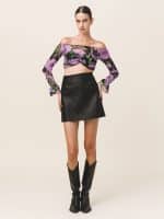 Clothes LOVE + ALICIA AURORA MESH CROP TOP