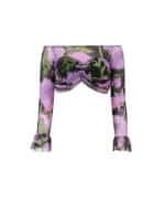 Clothes LOVE + ALICIA AURORA MESH CROP TOP