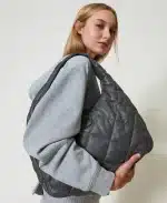 Bags TWINSET LARGE PADDED AND QUILTED HOBO BAG