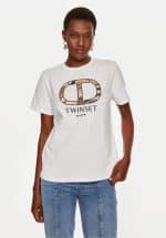 Clothing TWINSET LOGO EMBROIDERED T-SHIRT