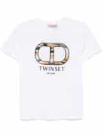 Clothing TWINSET LOGO EMBROIDERED T-SHIRT
