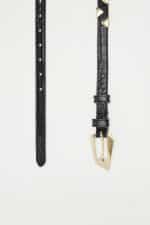 Accessories LEATHER TWIST GEO BELT