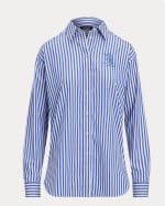 Clothing LAUREN RALPH LAUREN RELAXED FIT STRIPED BROADCLOTH SHIRT