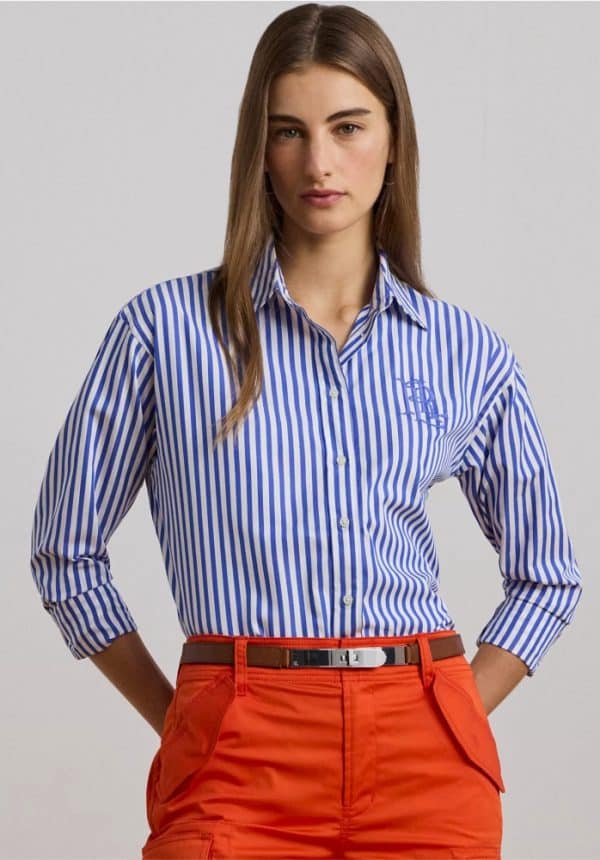 Clothes LAUREN RALPH LAUREN RELAXED FIT STRIPED BROADCLOTH SHIRT