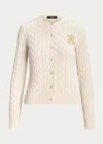 Clothes LAUREN RALPH LAUREN CABLE KNIT COTT CARDIGAN