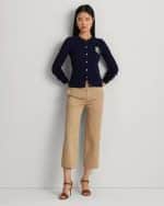 Clothing LAUREN RALPH LAUREN CABLE KNIT COTTON CARDIGAN