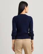 Clothing LAUREN RALPH LAUREN CABLE KNIT COTTON CARDIGAN