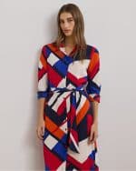 Clothes LAUREN RALPH LAUREN PRINT CREPE SHIRTDRESS