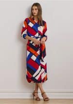 Clothes LAUREN RALPH LAUREN PRINT CREPE SHIRTDRESS