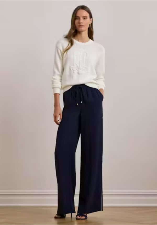 Clothes LAUREN RALPH LAUREN ANCHOR LOGO COMBED COTTON JUMPER