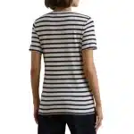 Clothes LAUREN RALPH LAUREN LOGO STRIPED COTTON BLEND JERSEY T-SHIRT