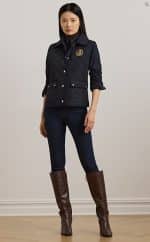 Clothes LAUREN RALPH LAUREN CREST PATCH DIAMOND QUILTED GILET