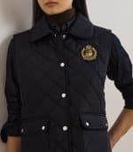 Clothes LAUREN RALPH LAUREN CREST PATCH DIAMOND QUILTED GILET